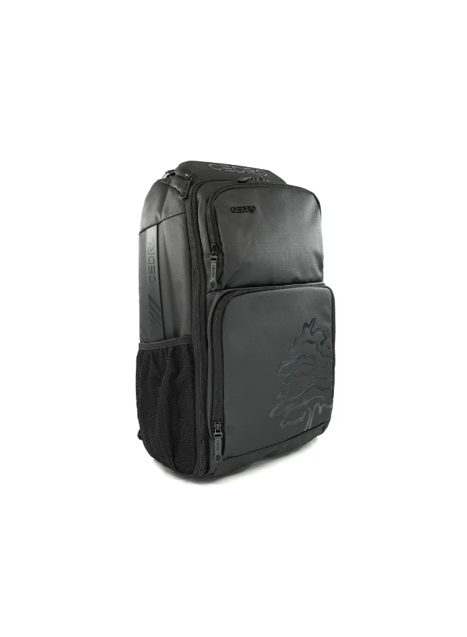 Cedro Cedro Multi‑Function Laptop Backpack – Black | Lightweight 600D Polyester, Daily & School Use