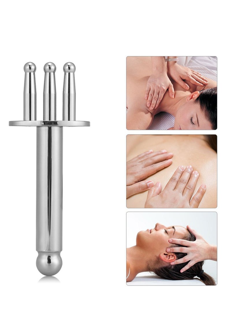 KASTWAVE Magnetic Massager, 3 Forks Acid Discharge Point Magnetic For Massage, 3 Forks Magnetotherapy Acid Discharge Stick, 3 Forks Magnetotherapy Massager, Meridian Point Magnetic Massager  - Image 1