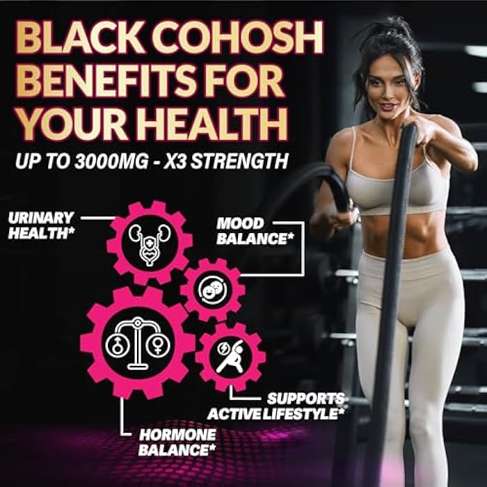 Tenmido 9in1 Liquid Black Cohosh Supplements Women with Dong Quai, Red Clover, Chasteberry, Cranberry, Passion Flower, Turmeric, Rhodiola Rosea, and Amla - 30ml Fl Oz - Image 5