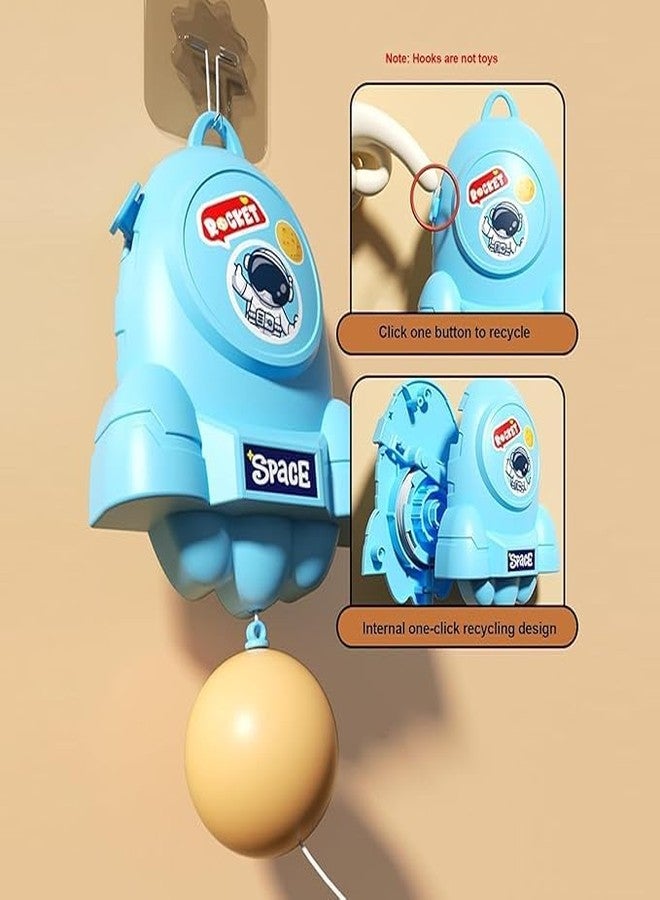 SUNBEET Table Tennis Trainer Set, Interactive Hanging Ping Pong Practice Ball - Image 5