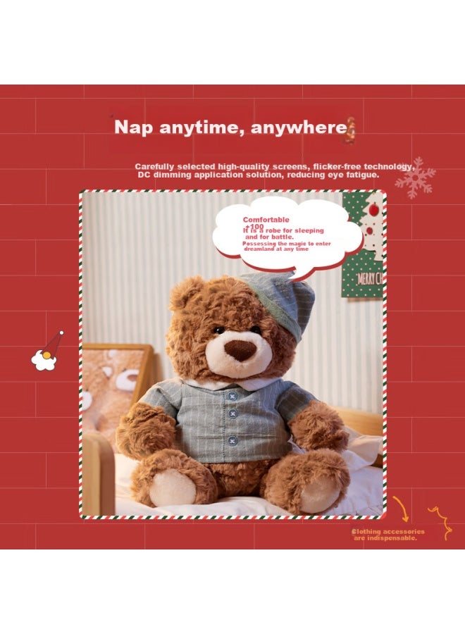 Miniso Jifute Bear Pajamas, Sitting Plush Toy, Stuffed Animal, Bear Doll, Pillow, Birthday Gift For Women - Image 1