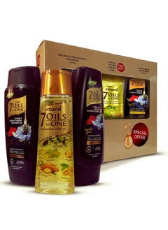 emami Blackseed Shampoo 200ml  + Conditioner 200ml  + Oil 100ml  - Image 1
