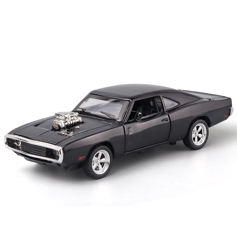 Bulk Jianyuan Series 1:32 Speed 7 Dodge Challenger Muscle Car Alloy Model Pull Back Sound And Light Car Toy - Image 4