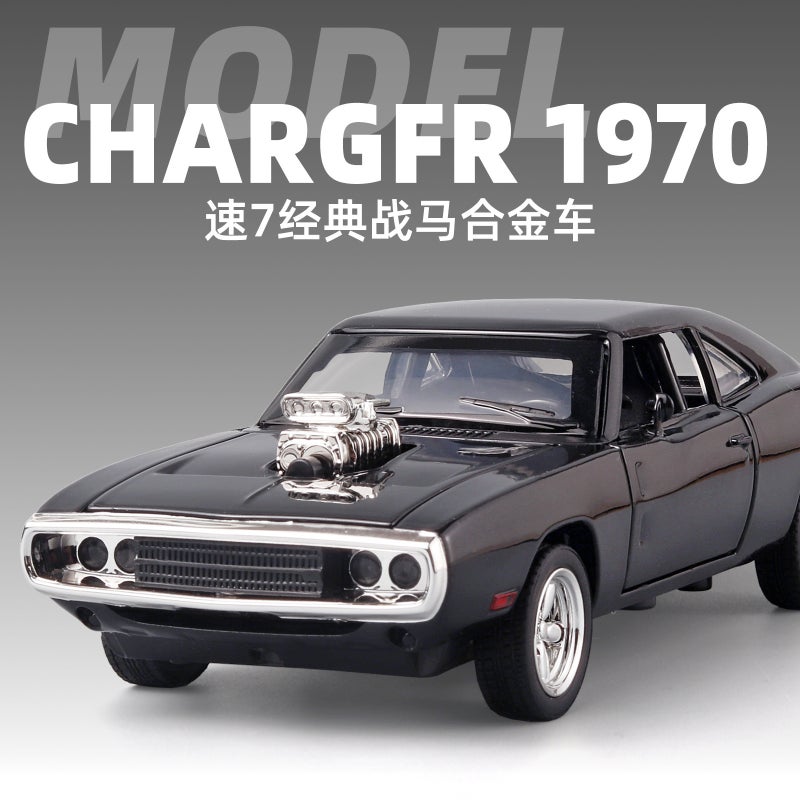 Bulk Jianyuan Series 1:32 Speed 7 Dodge Challenger Muscle Car Alloy Model Pull Back Sound And Light Car Toy - Image 3