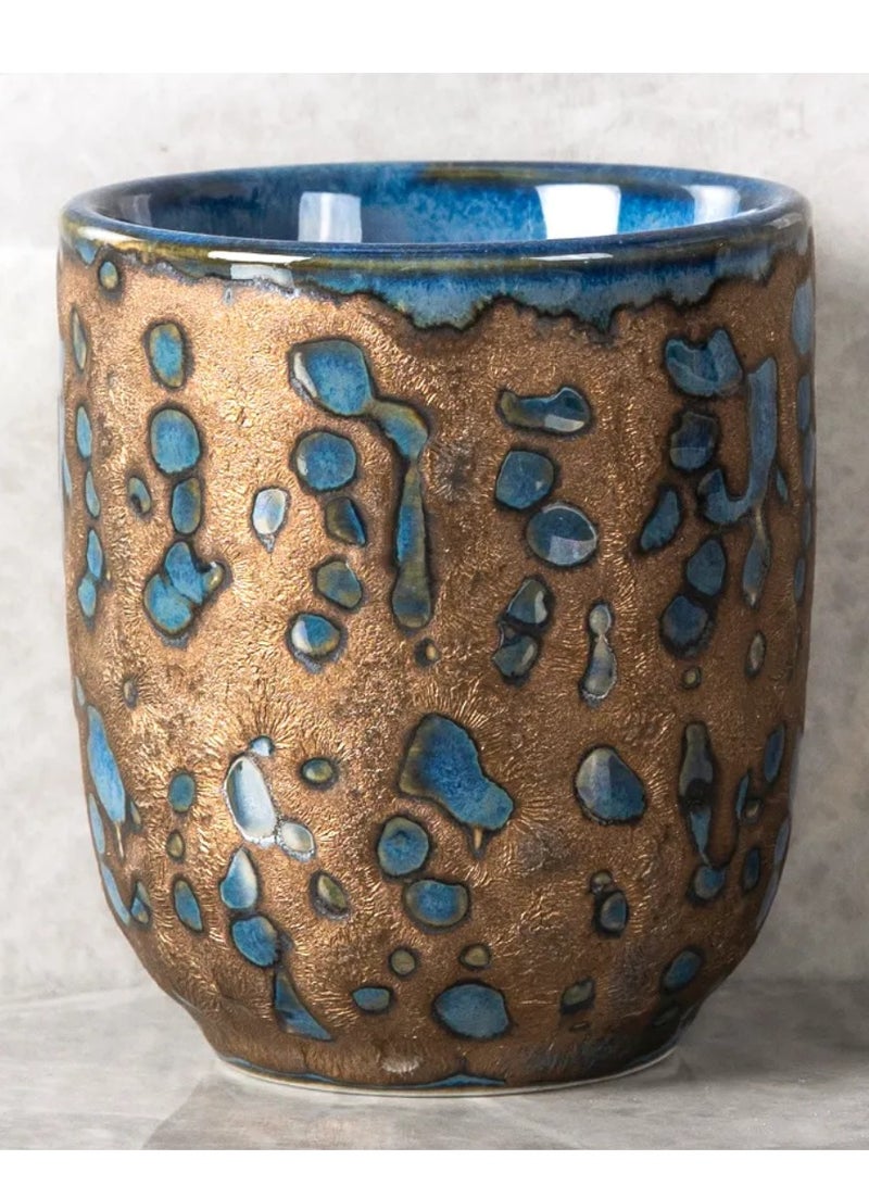 MAAC HOME Qbebe MAAC Home  Ocean Blue Retro Style cup Elegant Durable and Classic design Perfect for Family Everyday Use, and Family Get- Together, Restaurant, Banquet and More - Image 2