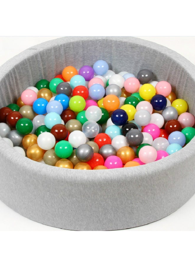 null - Thickened Eco-friendly Non-toxic Million Ocean Balls Food Grade Colorful Bobo Ball Pit Children's Ocean Ball Park-Color:Ruby Red-Diameter:8cm Custom-made Items Need To Consult Customer Service Before Shooting - Image 1