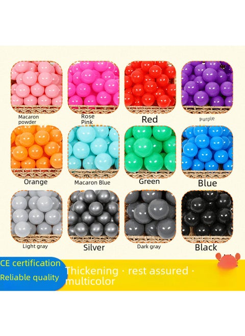 Thickened Eco-friendly Non-toxic Million Ocean Balls Food Grade Colorful Bobo Ball Pit Children's Ocean Ball Park-Color:Ruby Red-Diameter:8cm Custom-made Items Need To Consult Customer Service Before Shooting