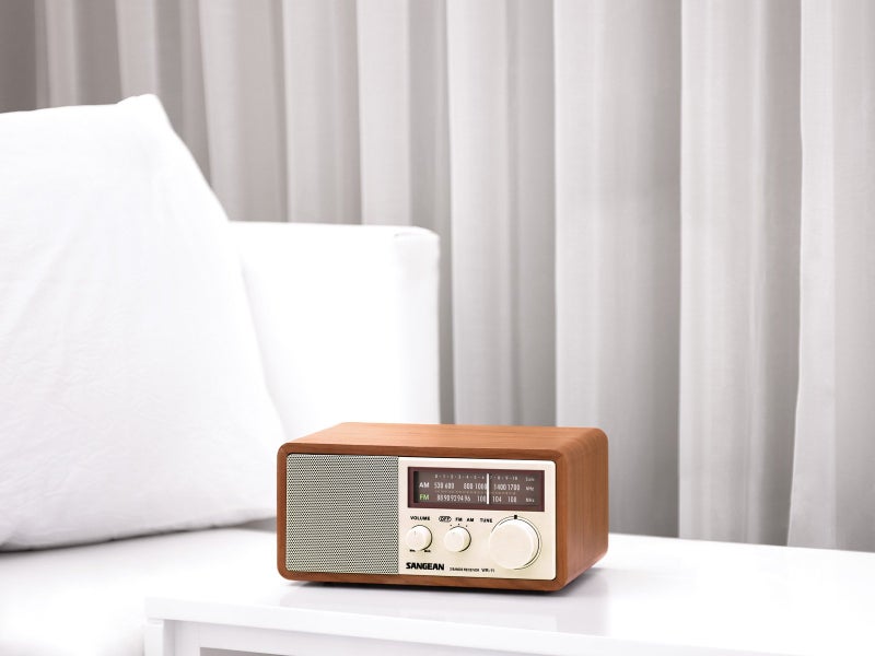 Sangean WR11 Wood Cabinet AM/FM Table TOP Radio - Image 4