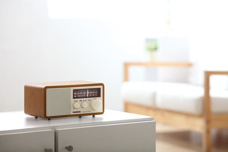 Sangean WR11 Wood Cabinet AM/FM Table TOP Radio - Image 5