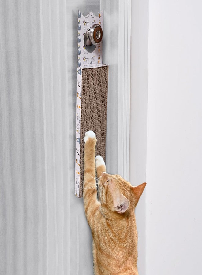 THAMIAO Hanging Cat Scratcher, Cat Scratching Board, Cardboard Cat Scratcher, Scratching Post, Cat Scratch Pad - Image 1