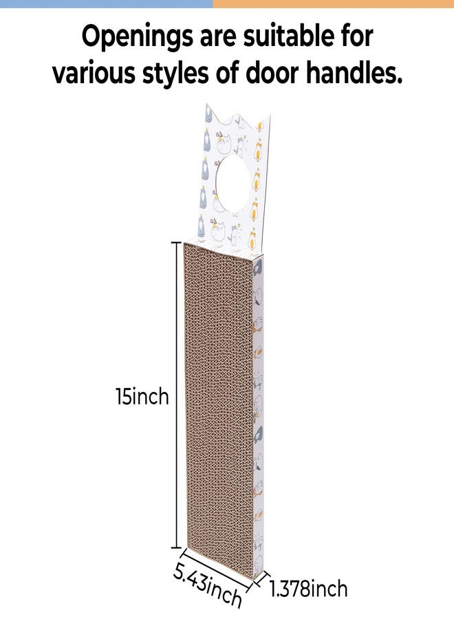 THAMIAO Hanging Cat Scratcher, Cat Scratching Board, Cardboard Cat Scratcher, Scratching Post, Cat Scratch Pad - Image 3