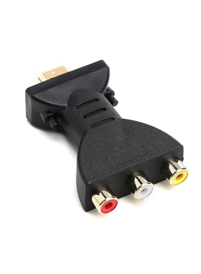 KASTWAVE 2 pcs HDMI to AV RGB RCA Converter, HDMI to 3 RGB Adapter, Component Connector 1080P High Definition Video Audio Adapter Digital Signal Converter for TV Laptop Xbox PS2 PS3 Camera DVD - Image 3
