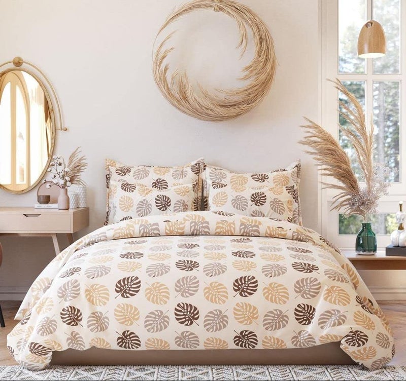 KIAAKSH KIAAKSH Super Premium Quilt Cover Double Bed with Zipper Blanket Coverrajai CoverComforter CoverDuvet Cover King Size Glace Cotton Warm Stuff King Size Dohars 90x100 Inches SA 11  - Image 1