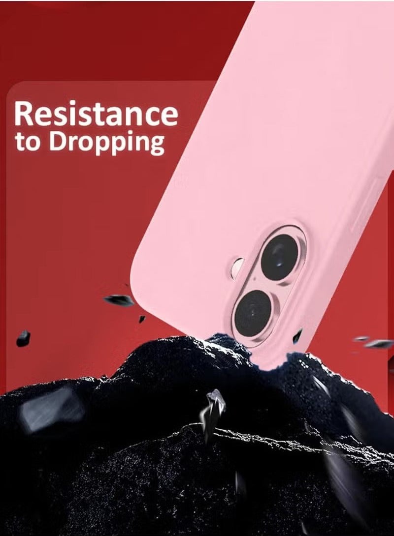 BORTONY iPhone 16 Case Cover Liquid Soft Silicone iPhone 16 Cover Slim Thin Liquid Gel Rubber Inside Microfiber Lining for Apple iPhone 16 6.1 inch - Image 3