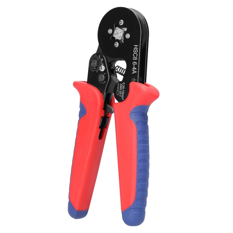 HSC8 6-4 0.25-10m㎡ AWG23-7 Ferrule Crimping Tool Kit High Hardness Crimper Plier - Image 1