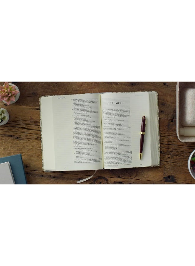 ESV Single Column Journaling Bible, Large Print, Artist Series (Cloth Over Board, Lulie Wallace, Martha) - Image 3