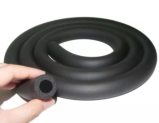 AC Tube 58 ID X 14 THK Insulation Tube Nitrile Tube Heat and Cold Insulation Tube Air Conditioner Tube Rubber Tube Foam Insulated Tube 6 Feet Length 16MM Inner 06MM THK Pack of 7