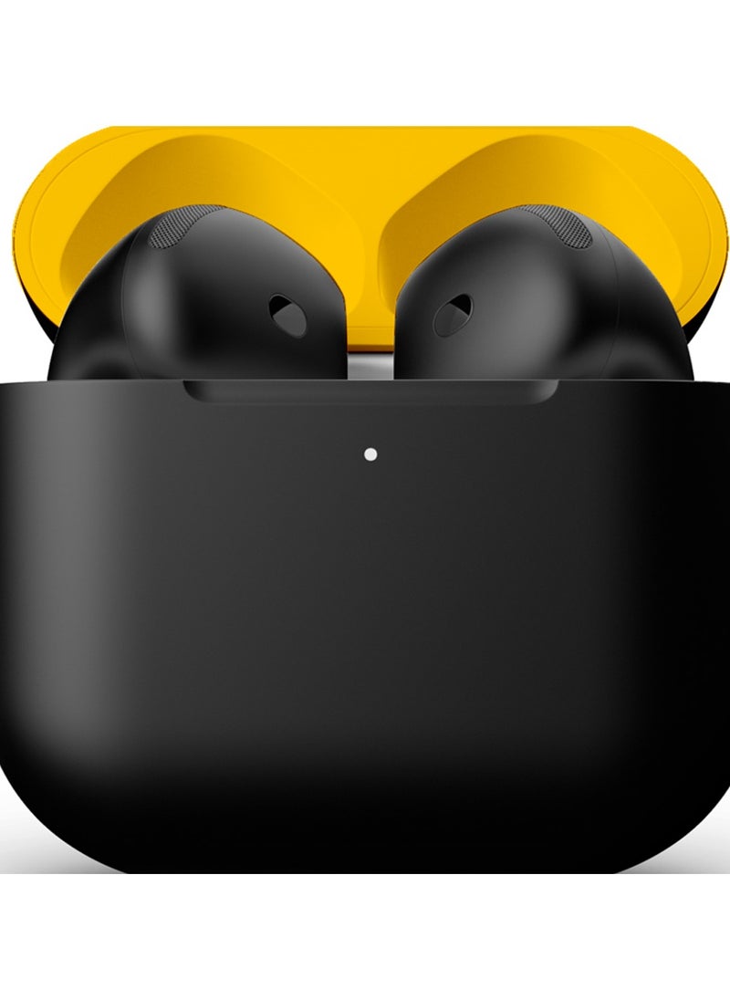 Craft - MERLIN CRAFT CUSTOMIZED APPLE AIRPODS 4 ANC COMBO BLACK YELLOW - Image 1