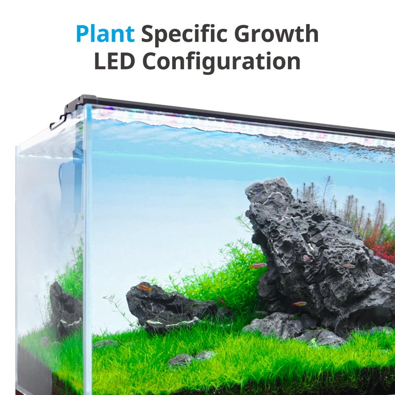 NICREW ClassicLED Plus LED Aquarium Light with Timer, 21 Watts, for 30 to 36 Inch Fish Tank Light, Daylight and Moonlight Cycle - Image 2