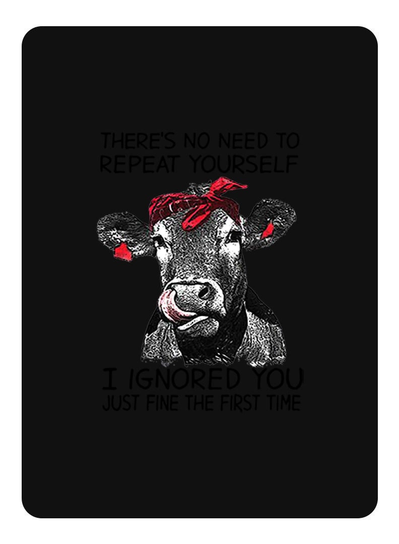 Theodor Protective Flip Case For Apple iPad Mini 6 With Trifold Stand Auto Wake Sleep Shockproof Cover there is no ned to repeat yourself copy - Image 1