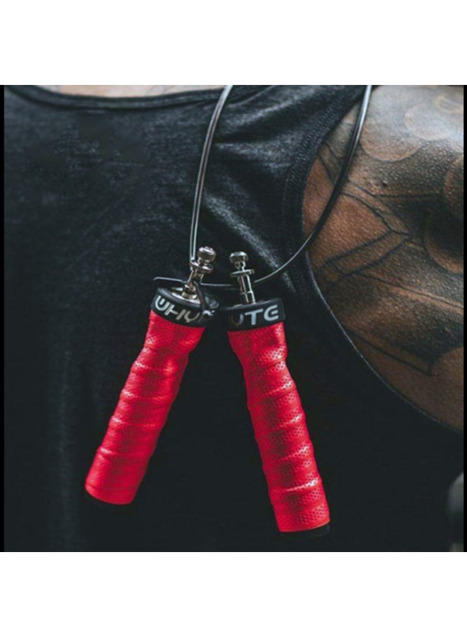 NOVOLAN Jump Rope Skipping Rope Jumping Rope Speed Jump Rope Adjustable Weighted Jump, Non-slip Sweat-absorbing Belt Racing Bearing Skipping Rope Self-locking Steel Wire Load-bearing Skipping Rope - Image 4