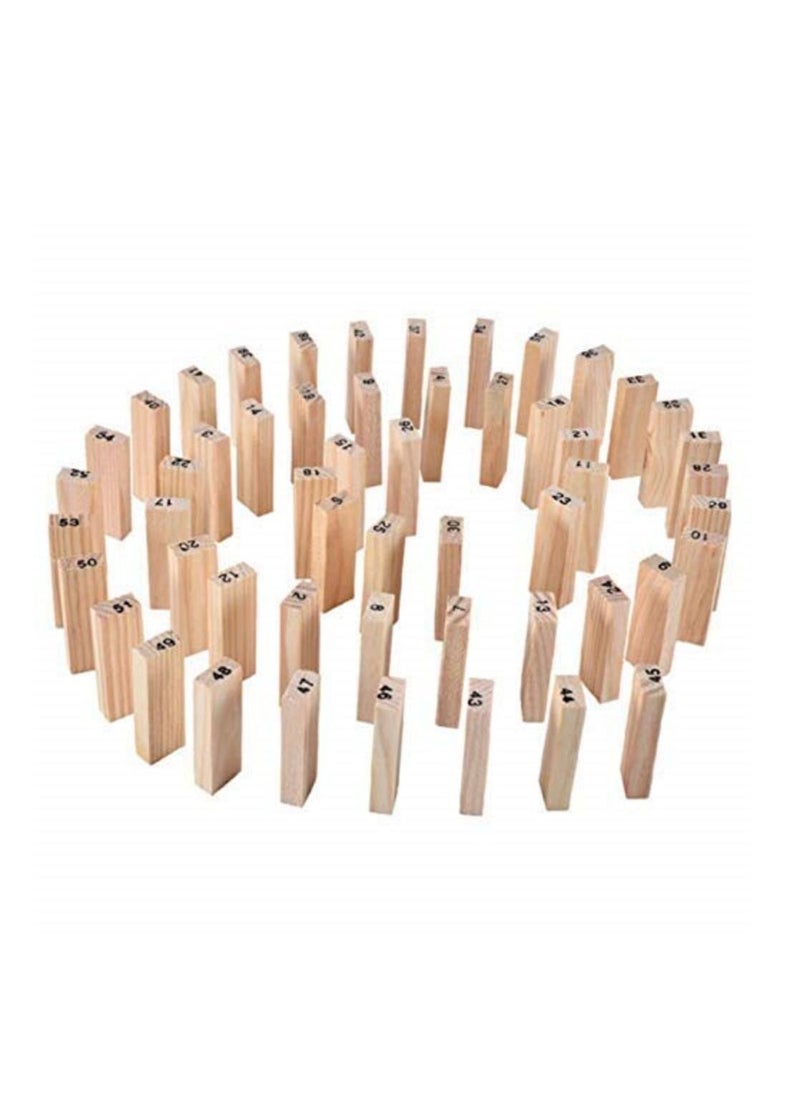 Wood Building Wooden Tower Blocks Toy Domino Stacker Board Game Family Funny Extract Building Blocks Game  - Image 4