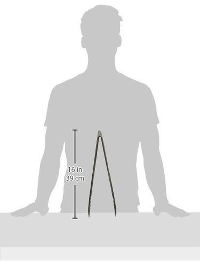 Winco UT-16HT Coiled Spring Extra Heavyweight Stainless Steel Utility Tong, 16-Inch (2-Pack) - Image 3