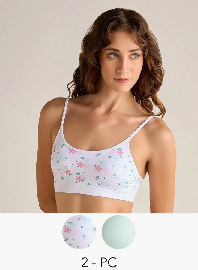 سبلاش فيڤ Bralette Medium Coverage Seamless    Pack of 2