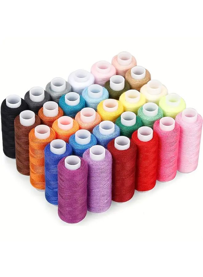 Melange Polyester Sewing Thread 10 Colors Heavy Duty For Beginners - Image 1
