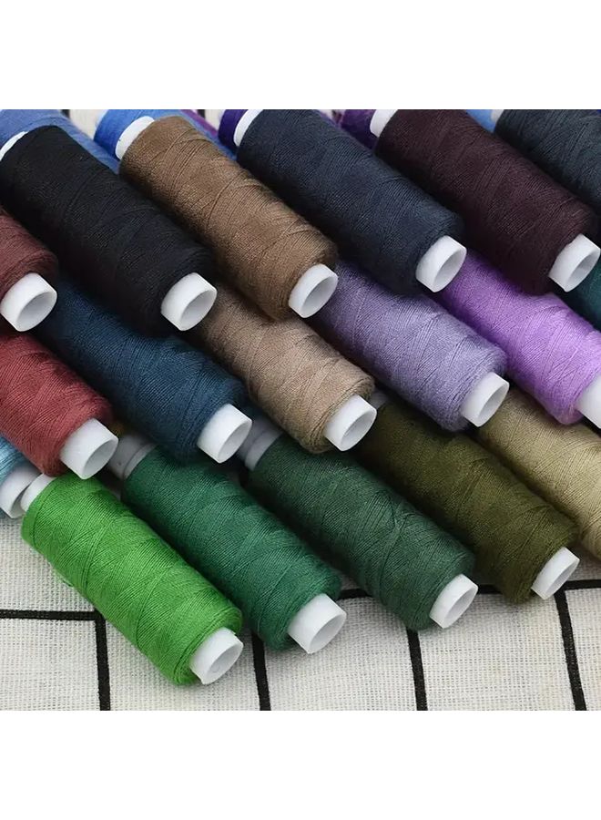 Melange Polyester Sewing Thread 10 Colors Heavy Duty For Beginners - Image 3