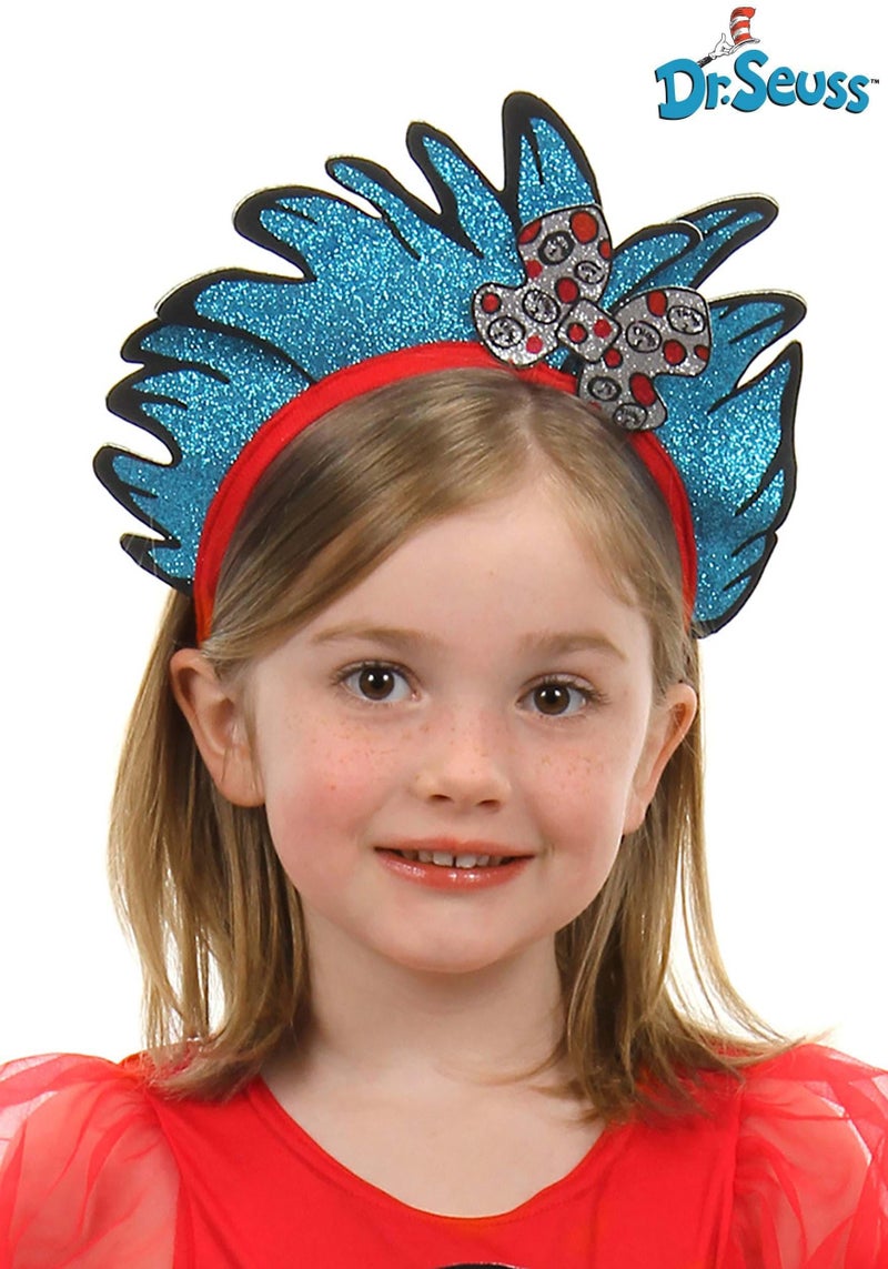 elope Dr. Seuss Thing 1 & Thing 2 Costume Glitter Headband - Image 2