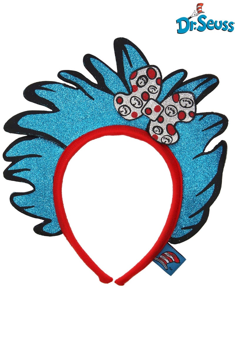 elope Dr. Seuss Thing 1 & Thing 2 Costume Glitter Headband - Image 4