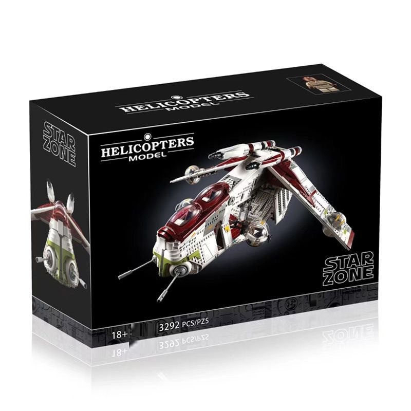 Star Wars Republic Gunship Building Blocks Educational Toy - Image 1
