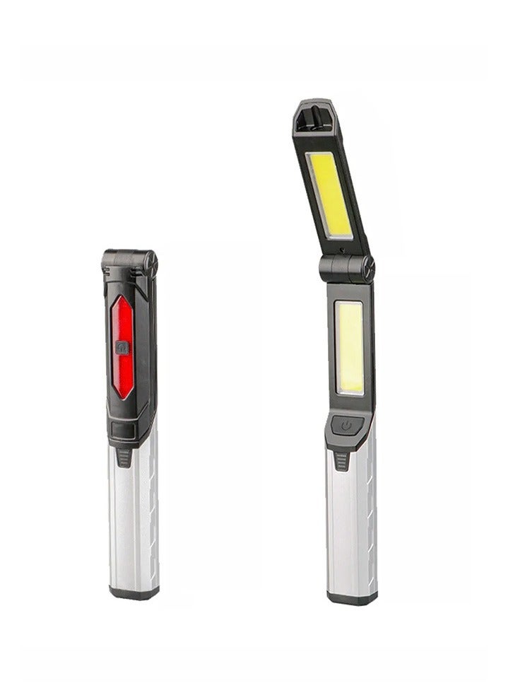 Rechargeable Work Lights, LED Work Light, with Magnetic Base and 360° Rotation Stand, COB Bright Flashlights Inspection Light for Car Repair, Home, Garage, Emergency, BBQ, Camping - Image 2