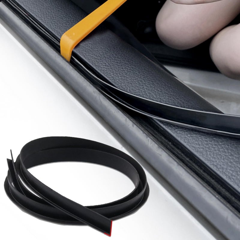 Pincuttee 4M131FT Car Window Seal StripCar Window Weather Stripping SealUniversal Auto Window Rubber Draft Seal Strip with Installation ToolVShape