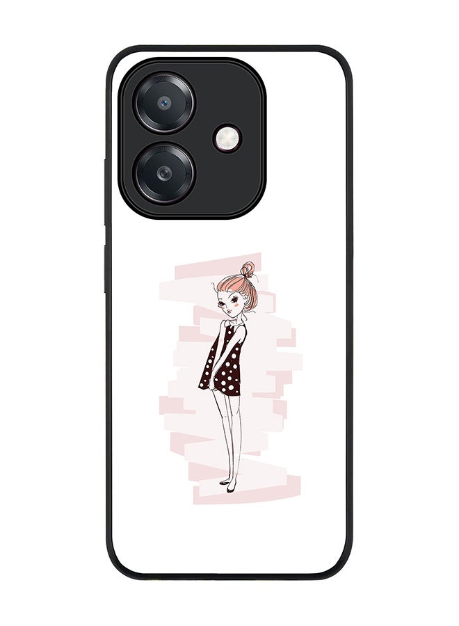 Stylizedd For Oppo A5i Case,Slim fit Camera Protection, Shockproof Thin Phone cover  - Shy Teen