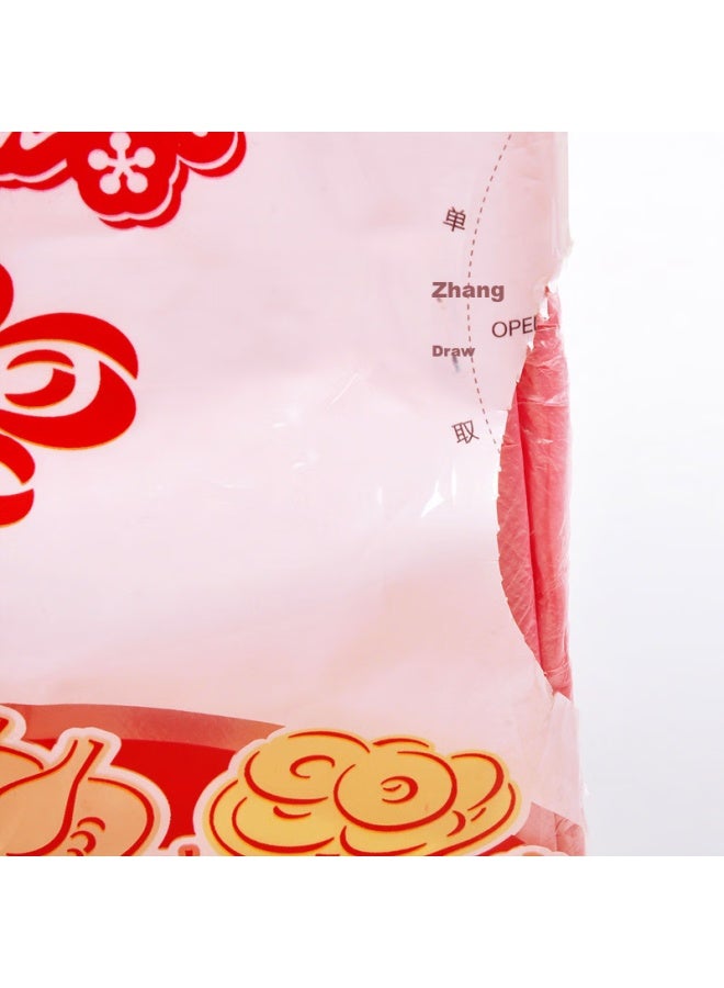 Yekee Disposable Tablecloth, 10-pack, Thickened Red Table Cover, 180cm X 180cm, Y-9897 - Image 4