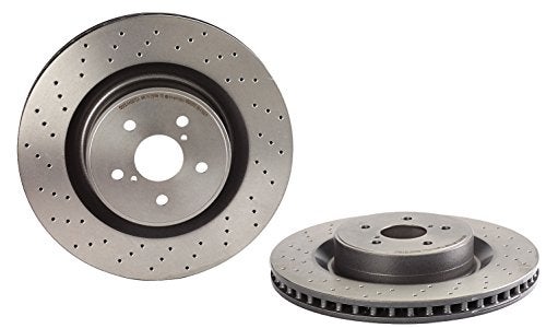 Brembo 09.A300.11 UV Coated Pillar Vented drilled Front Brake Rotor LEXUS OE# 435120W060 - Image 1