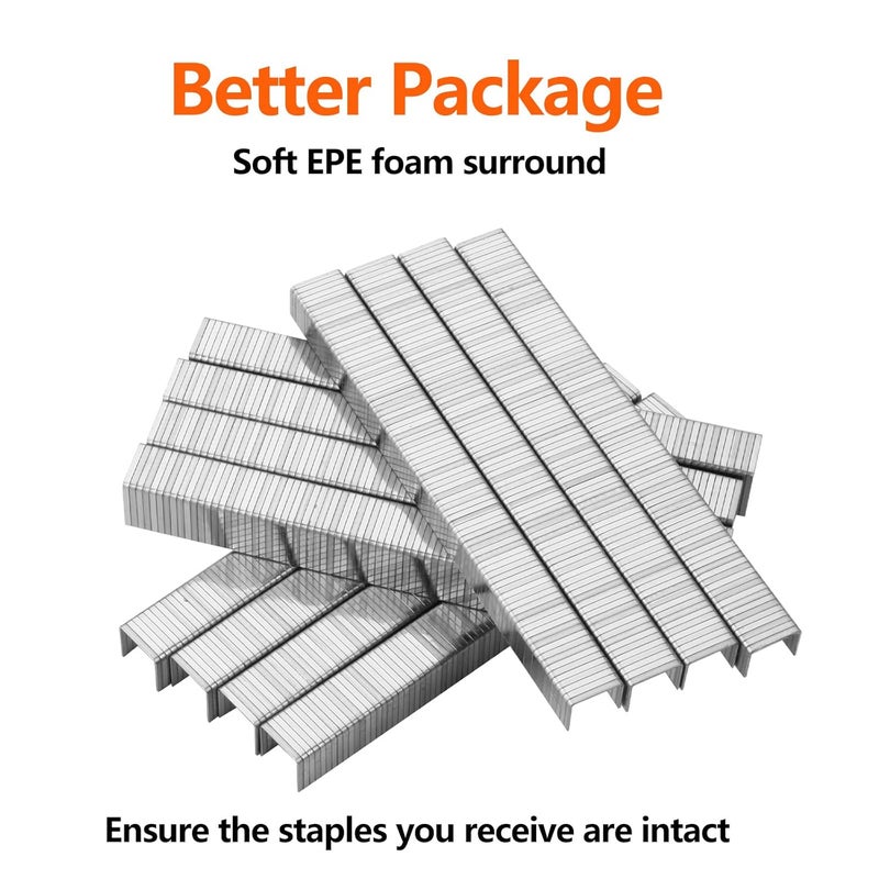 SITLDY Heavy Duty T50 304 Stainless Steel Staples 3520-Count 4 Sizes Includes: 5/16", 3/8", 1/2", 9/16", Assorted Size Project Pack for T50 Stapler - Image 4