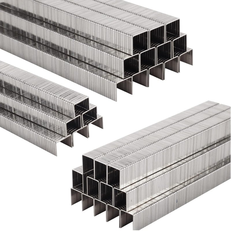 SITLDY Heavy Duty T50 304 Stainless Steel Staples 3520-Count 4 Sizes Includes: 5/16", 3/8", 1/2", 9/16", Assorted Size Project Pack for T50 Stapler - Image 1