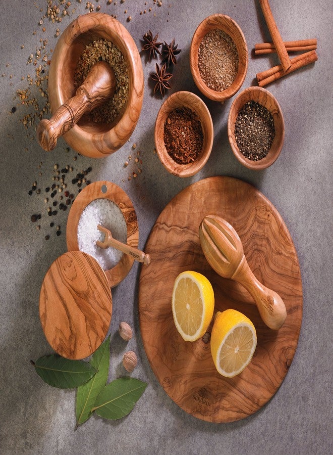 بيرارد طقم هاون ومدقة مصنوع يدويًا من خشب الزيتون من بيرارد، 5 بوصات - Image 2