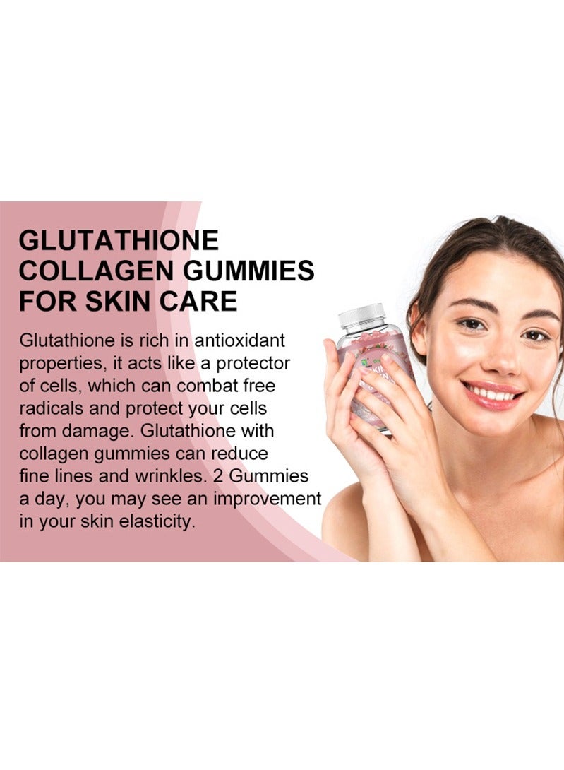 وينز تاون تبييض الجلد اللثة الكولاجين المتقدم ، الجلوتاثيون تبييض الجلد اللثة الكولاجين فودج ، 60 العد - Image 3