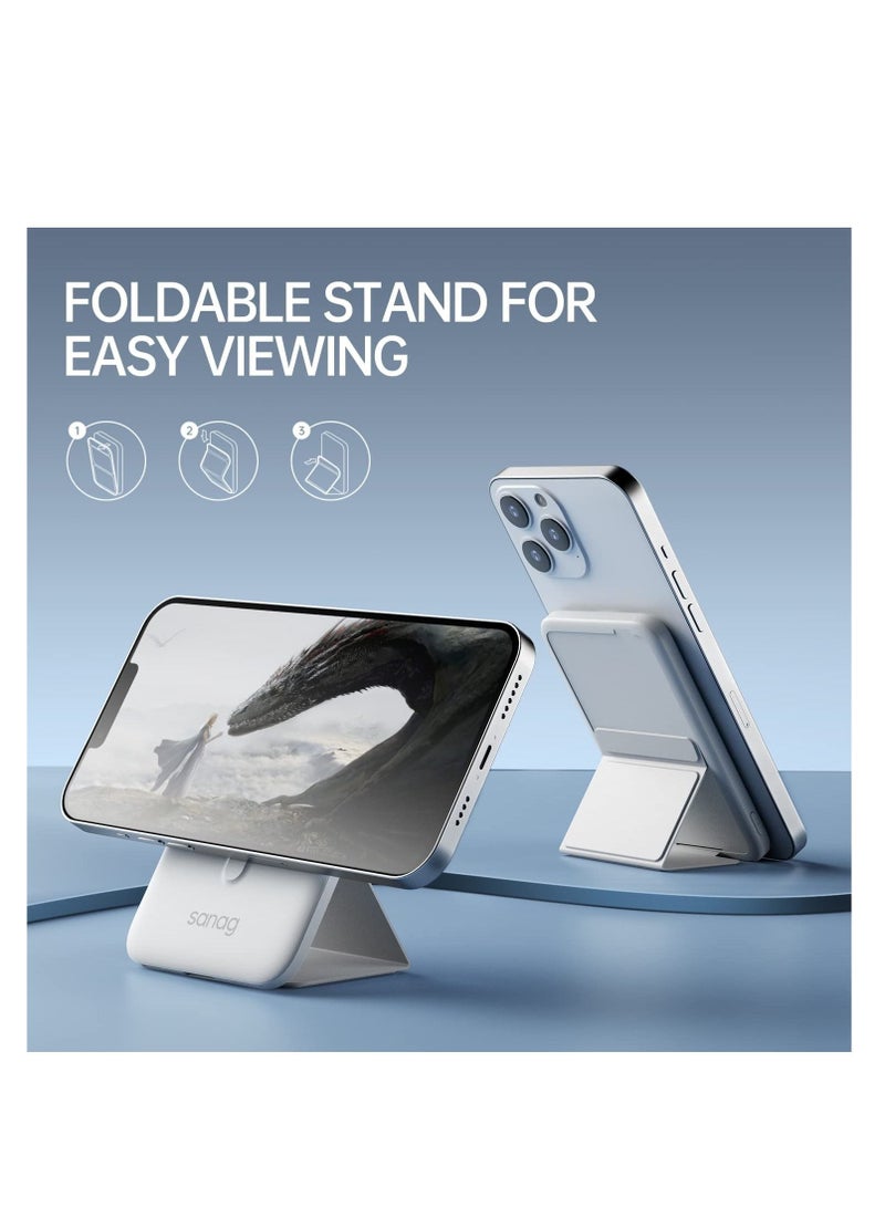 ساناج شحن سريع مغناطيسي سوبر باور بانك مزود بمشبك خلفي لجهاز Apple 12 13 14 - Image 4