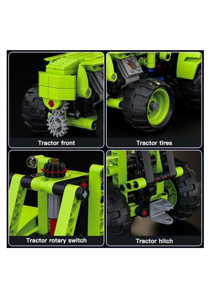 mould king 24024 Farm Car Models Tractor Educational Toys, STEM Engineering Model Cars Building Blocks Kit, Collectible Construction Toys Farm Cars,Farm Model Car Kits for Boys & Girls - Image 2