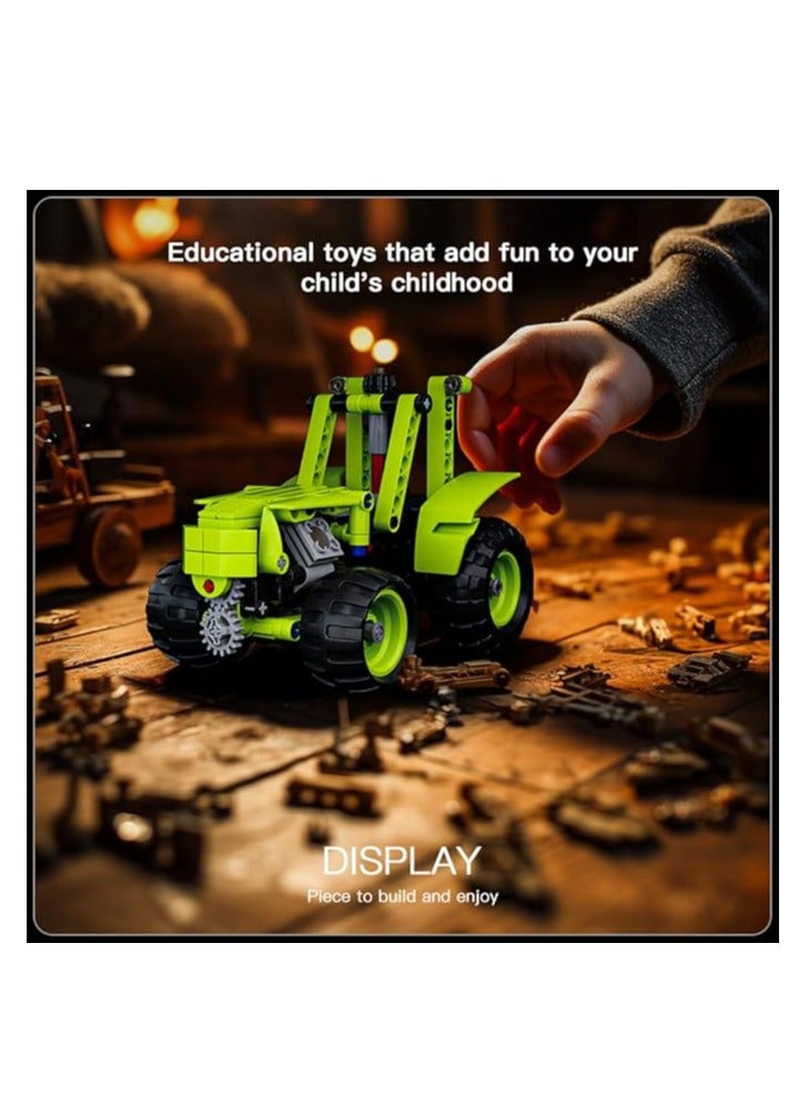 mould king 24024 Farm Car Models Tractor Educational Toys, STEM Engineering Model Cars Building Blocks Kit, Collectible Construction Toys Farm Cars,Farm Model Car Kits for Boys & Girls - Image 4