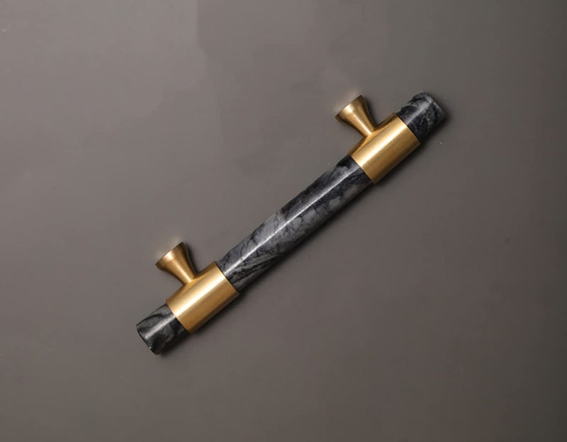 MANTARA M0009128 Marble Home Brass Handle Home Decoration Pack of 1 - Image 5