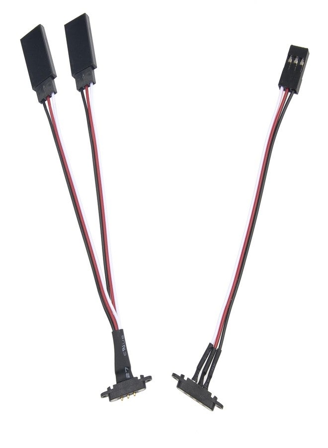 Vgoohobby 5Pcs 22cm Magnetic Snap-on JR Y Cable 1 Male to 2 Female Plugs Extension Cable for RC Cars Planes Drones DIY Models - Image 3