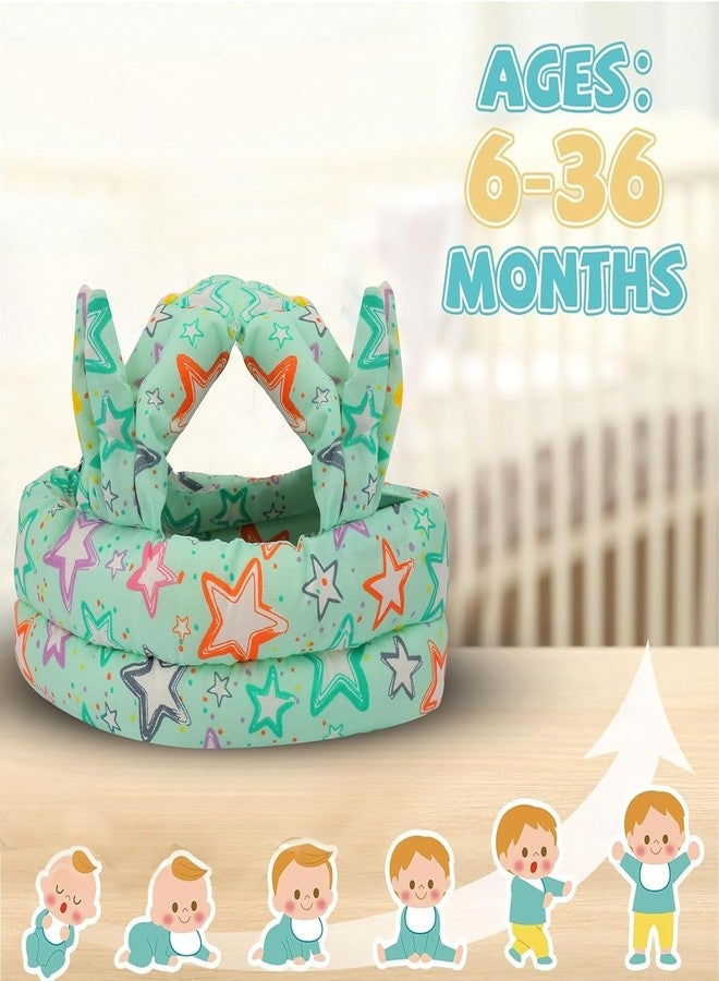 DAGDIYA Baby Safety Helmet – Infant & Toddler Head Protector for 6-18 Months, Adjustable Protective Cap, Child Safety Head Guard (Green) - Image 2
