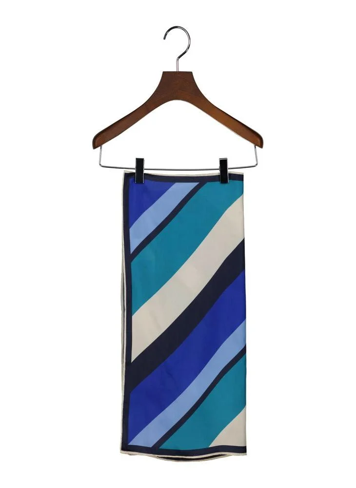 GANT Gant Striped Silk Scarf