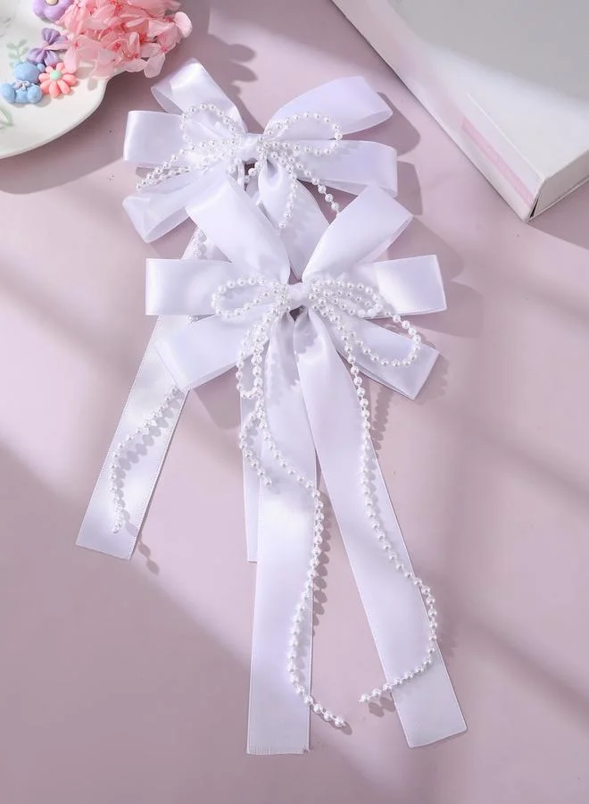 تايك تو Set of 2 - Solid Bow Hair Clips